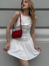 LIZAKOSHT  -  Fashion Print Short Dress For Women Square Collar Sleeveless Single Breasted Draped Vestidos 2025 Summer Female Beach Dresses